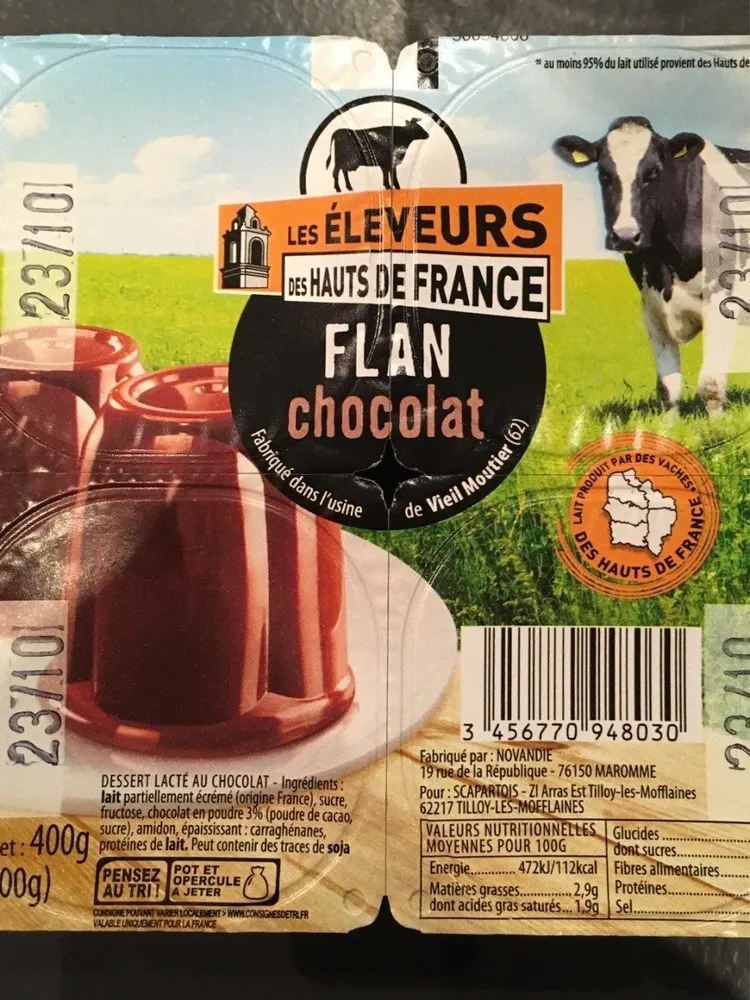 Flan chocolat