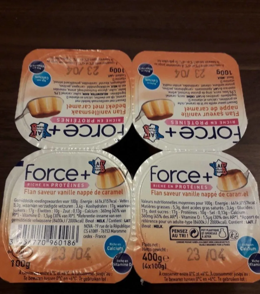 Force +  'flanca' - flanc vanille-caramel