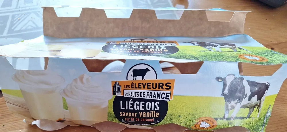 Liégeois saveur Vanille Lit de Caramel