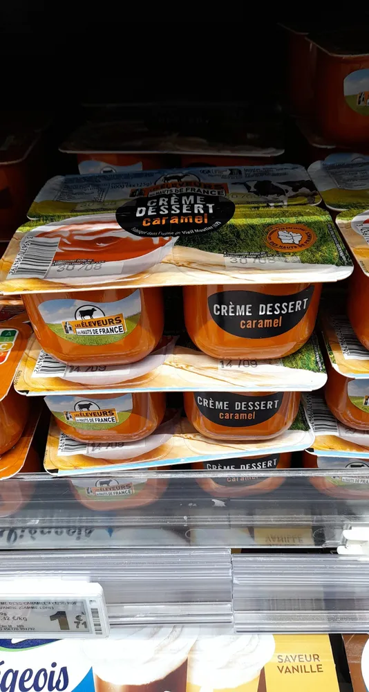 Creme dessert caramel