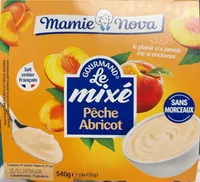 Gourmand Le mixé Pêche Abricot