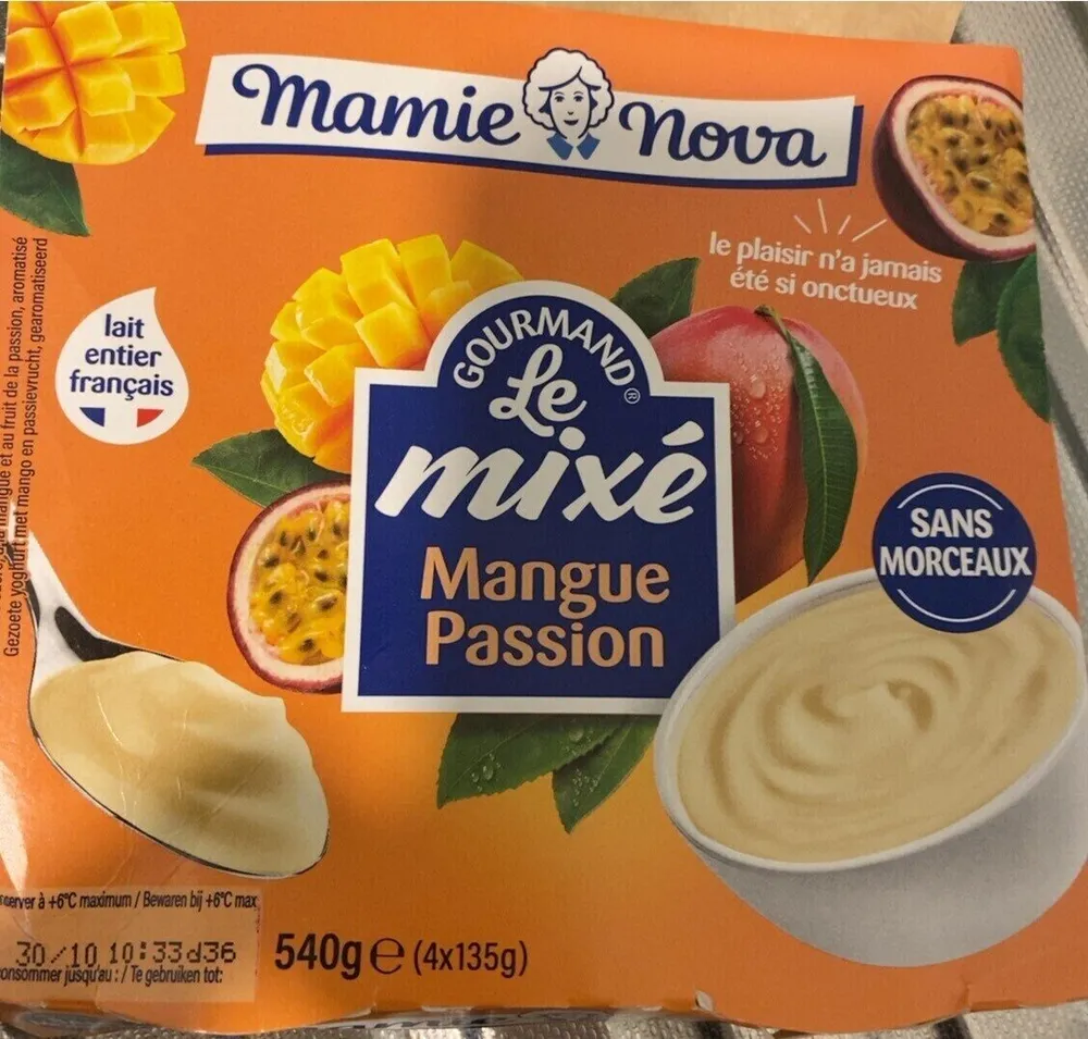 Gourmand Le mixé Mangue Passion