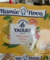 Gourmand Le YAOURT Pêche jaune Abricot Poire