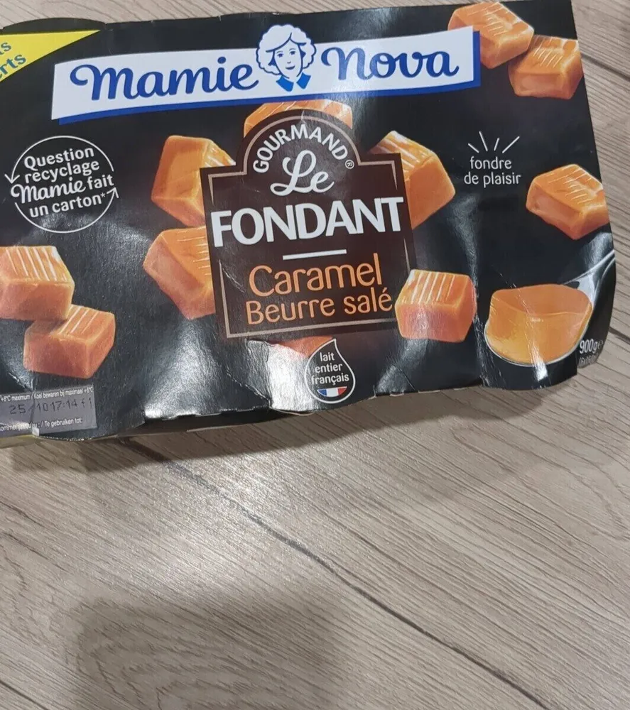 Le FONDANT Caramel Beurre salé