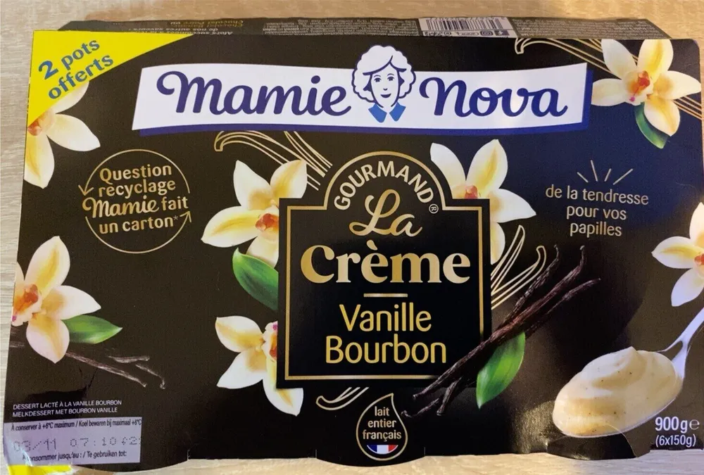 La Crème vanille Bourbon