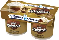 Cœur de Liégeois Cappuccino cœur Chocolat