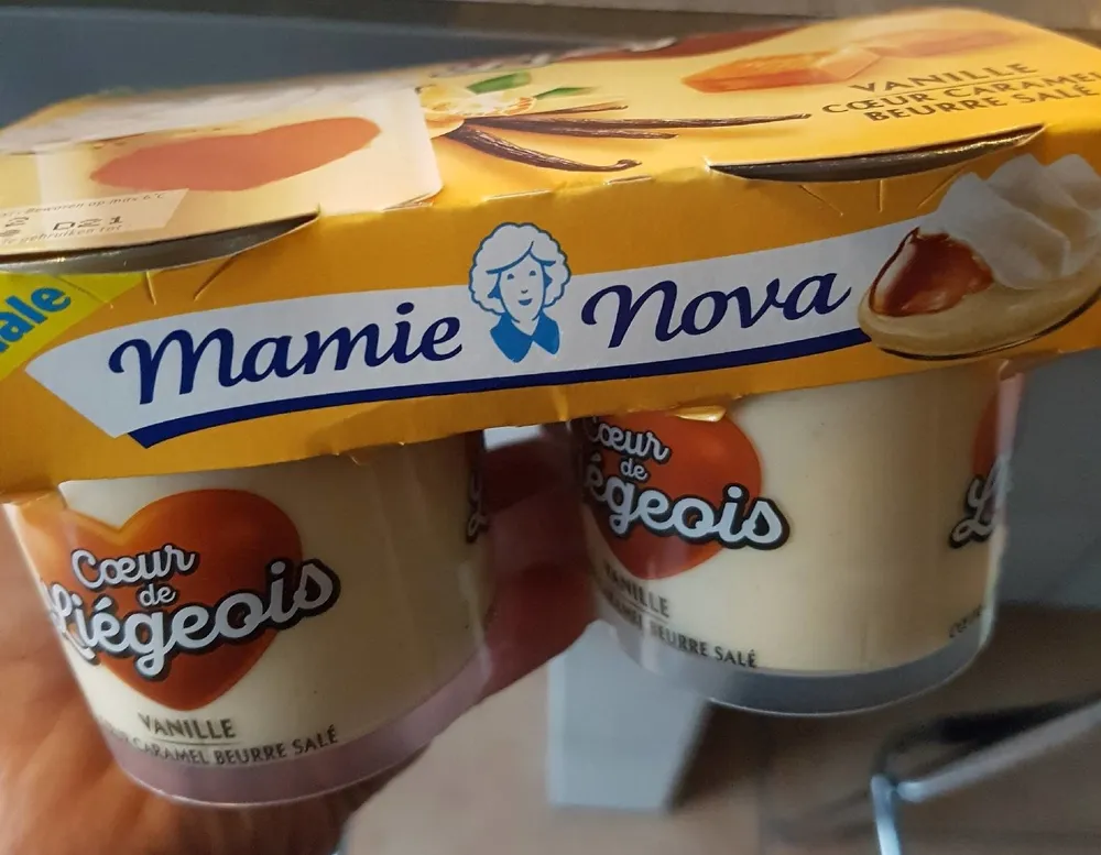 Gourmand Dessert Cœur de Liégeois les 4 pots de 120 g