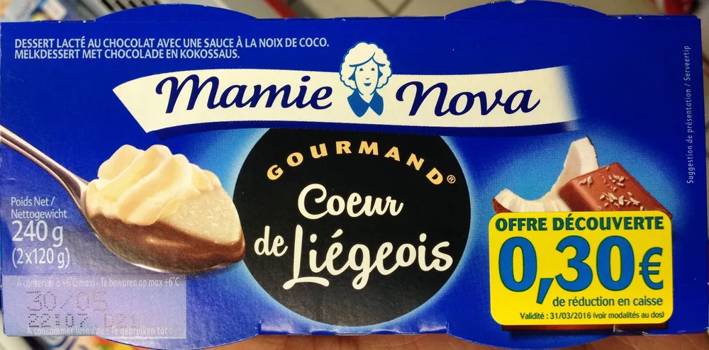 Gourmand - Coeur de Liégeois