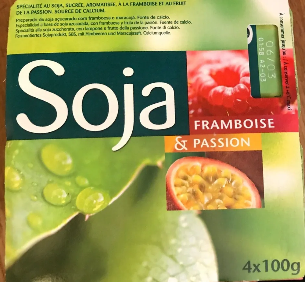 Soja framboise & passion