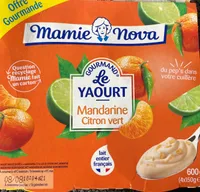 Le yaourt gourmand mandarine citron vert