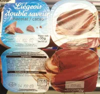 Liégeois double saveur chocolat / cacao