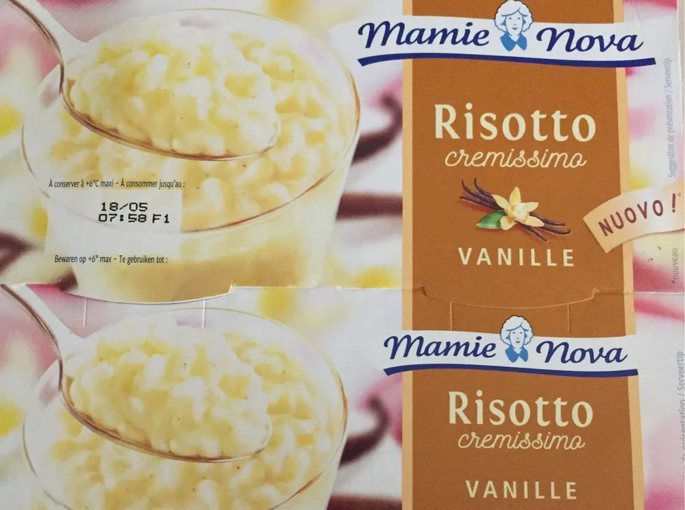Risotto cremissimo vanille