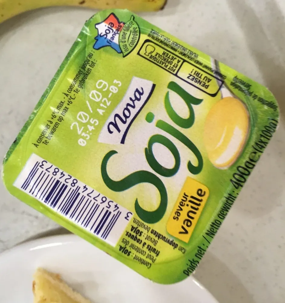 Soja saveur vanille
