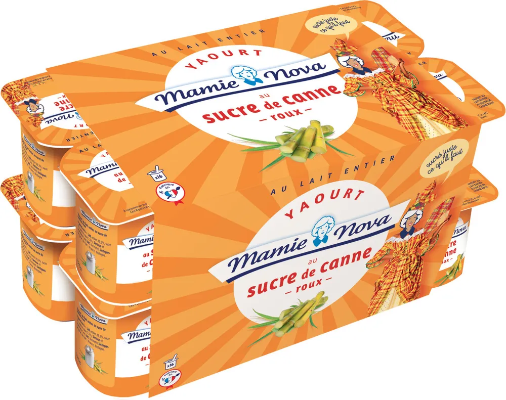 Yaourt au sucre de canne roux (x16)