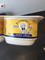 Fromage blanc au lait entier sucre saveur vanille
