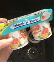 Yaourts orange pamplemousse
