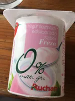 Yogur desnatado edulcorado sabor fresa