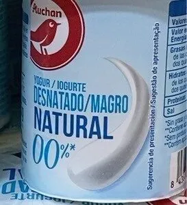 Yogur desnatado natural