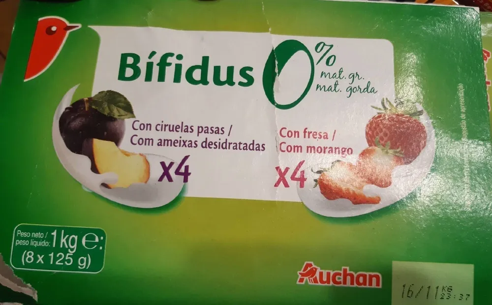 Bífidus 0% auchan