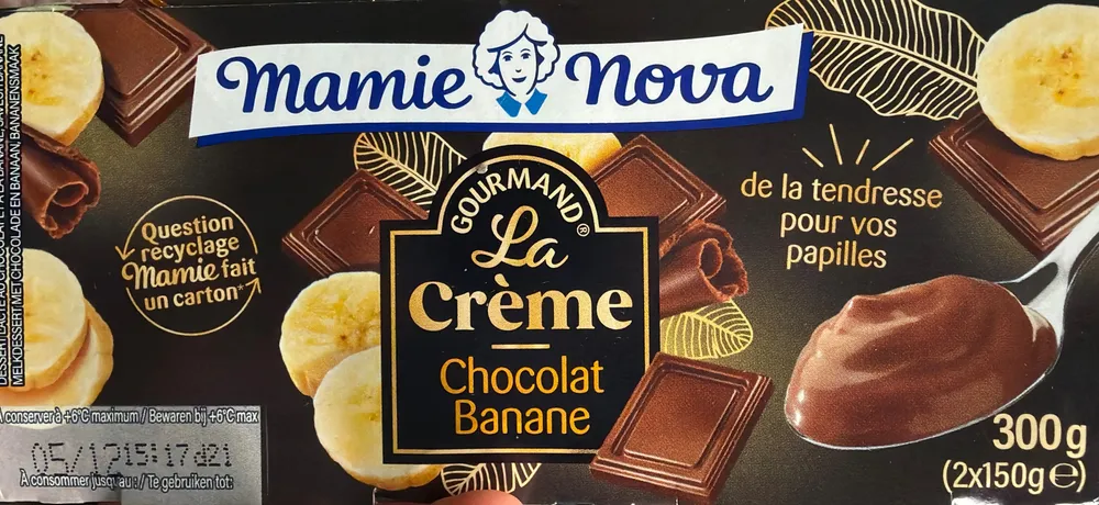 Crème Chocolat Banane