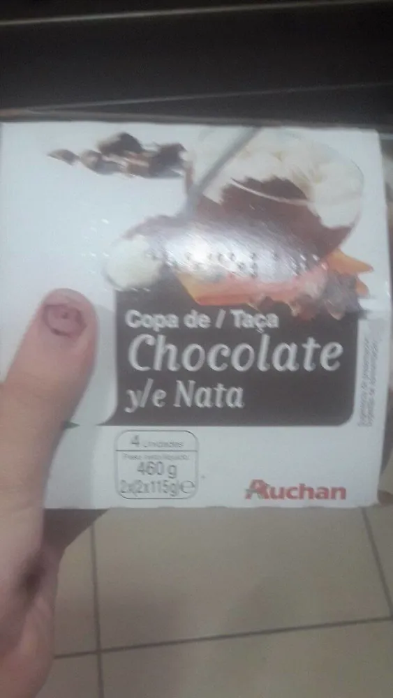 Copa de Chocolate y Nata