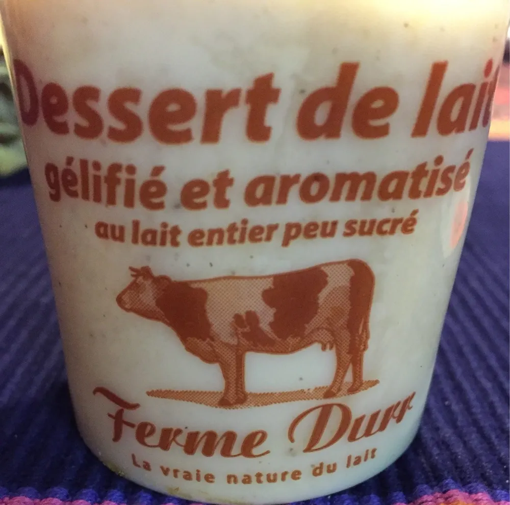 Dessert de lait gelifié et aromatisé Noisettes