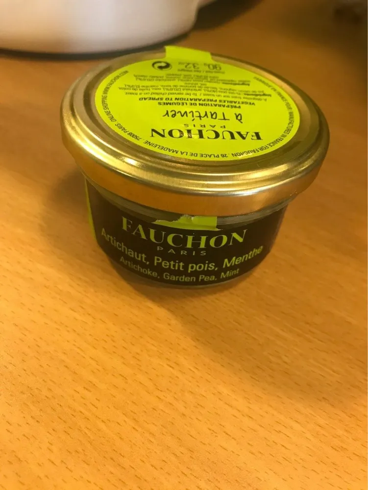 Artichaut petit pois menthe