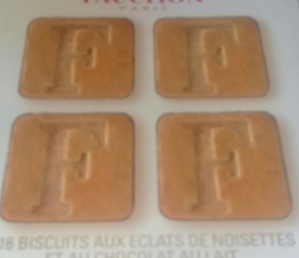 16 Biscuits Aux éclats De Noisettes Et Au Chocolat Au Lait