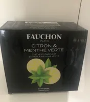 The vert parfumé citron & menthe verte