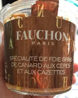 Spécialité de foie gras de canard aux cèpes et aux cazettes