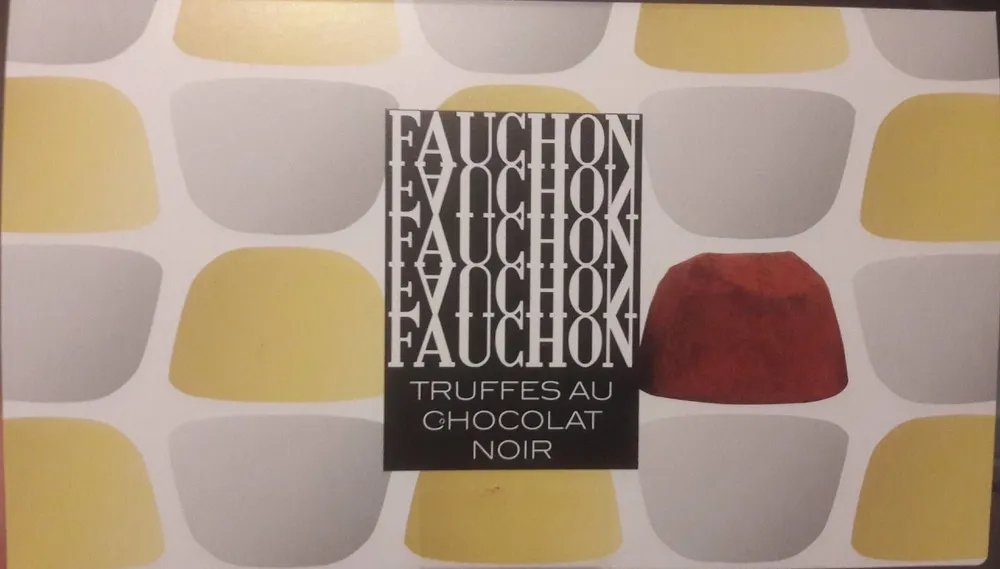 Truffes au chocolat noir