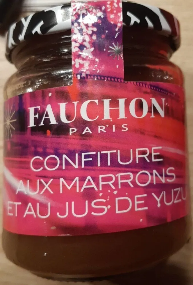 Confiture aux marrons et aux jus de yuzu