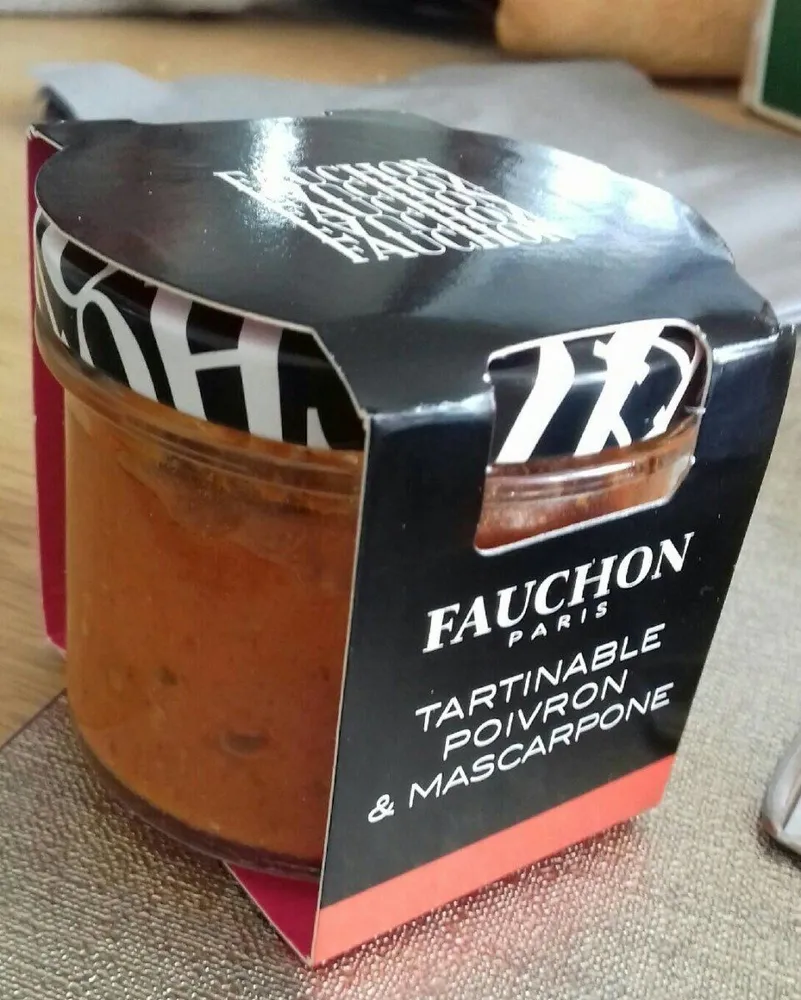 Tartinable poivron & mascarpone Fauchon