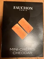 Mini-crêpes cheddar