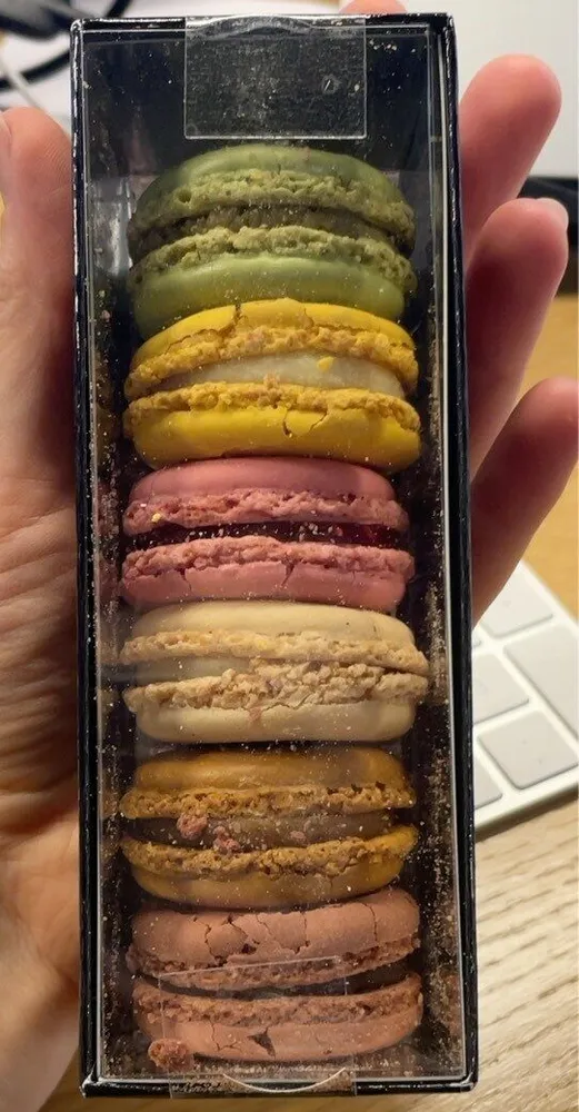 Assortiment de 6 macarons