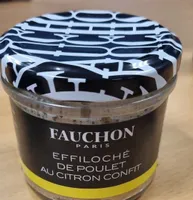 Effiloché de poulet au citron confit