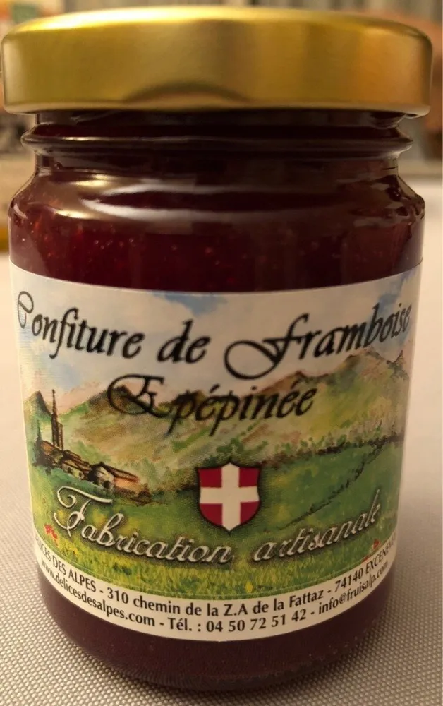 Confiture de framboise épépinée
