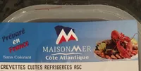 Crevettes cuites refrigerees asc
