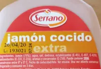 Jamón cocido extra