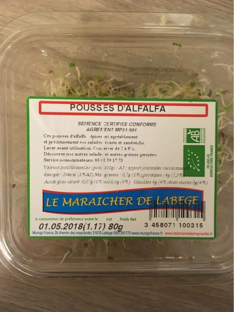Pousses D'Alfalfa