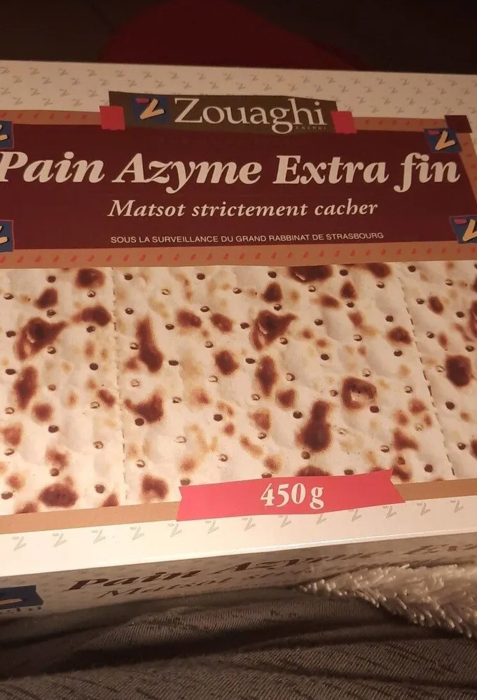 Pain Azyme Extra fin