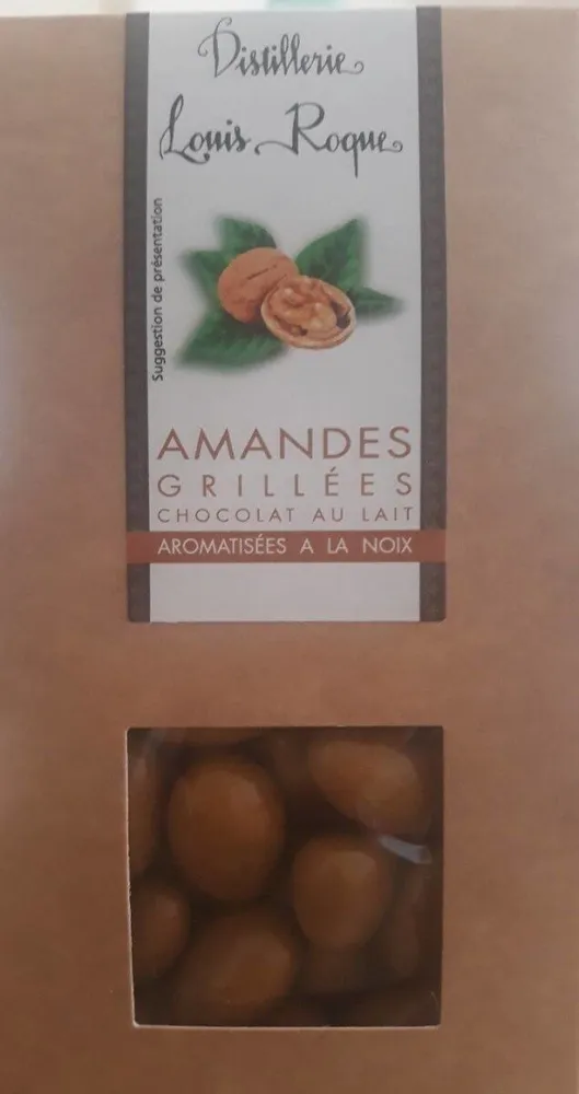 amandes grillées chocolat au lait