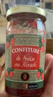 Confiture de fraise au kirsch