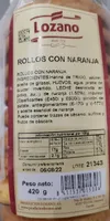 Rollos con naranja - Lozano-