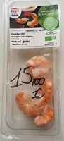 Crevettes bio décortiquées cuites réfrigérées