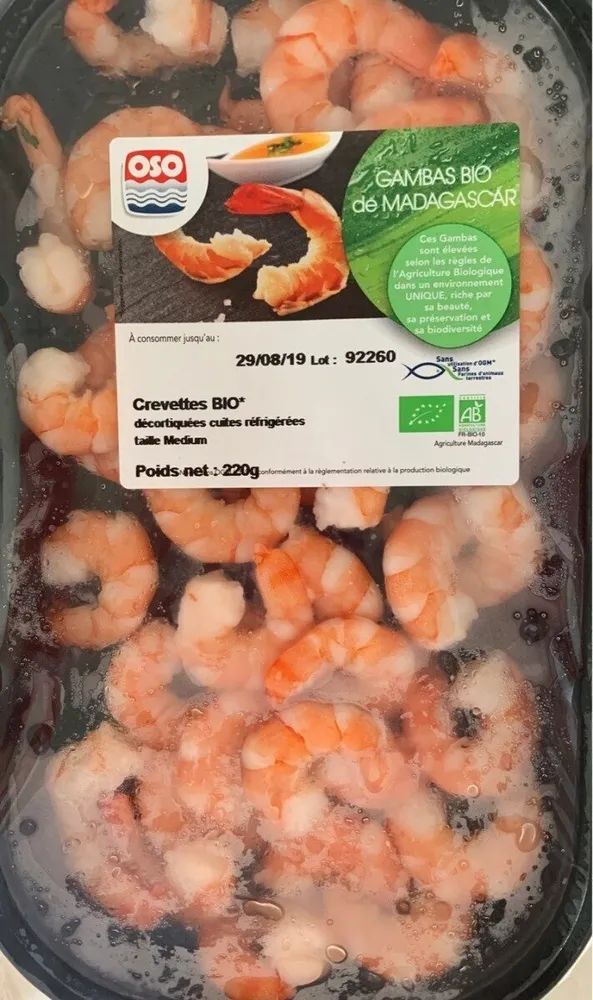 Gambas bio de madagascar