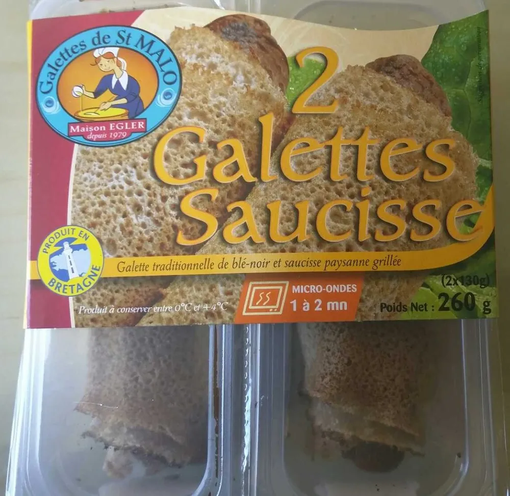 2 Galettes Saucisse