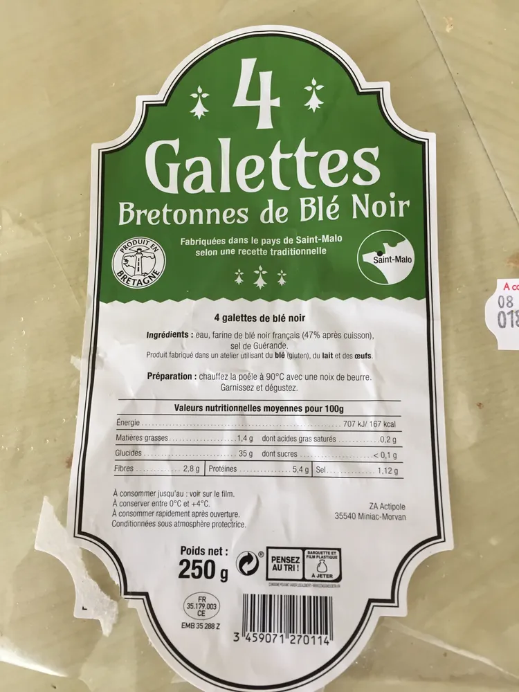 Galettes bretonnes au blé noir