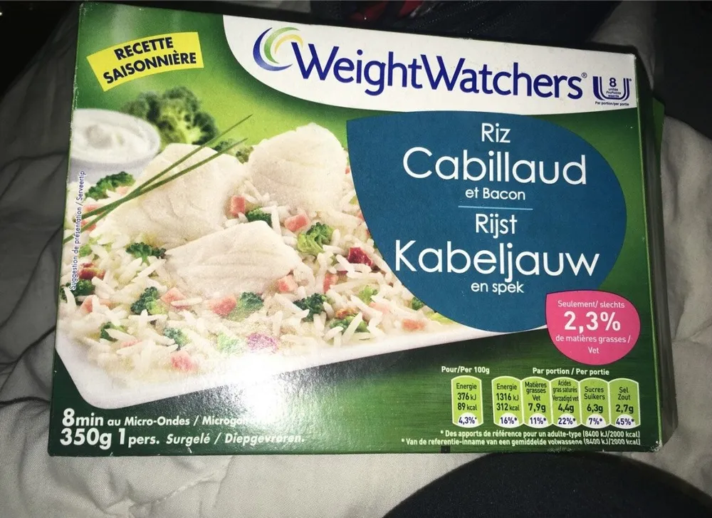 350G Riz St Jacques Sauce Fromage / Bacon Weight Watchers