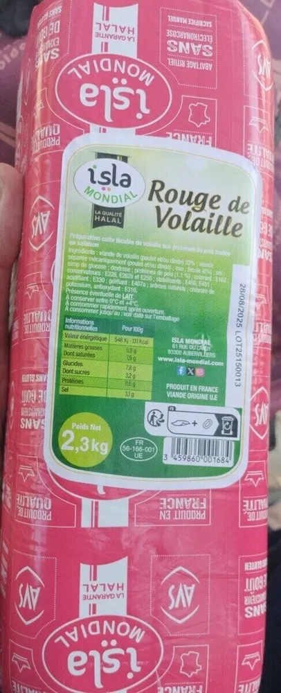 Rouge de volaille